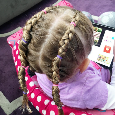 Video Tutorial: How to do a Dutch Braid on a Toddler